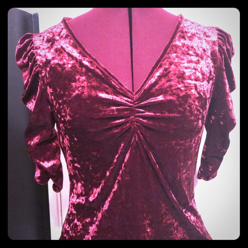 Mossimo Crushed Velvet top